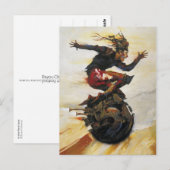 "In de Fast Lane" Briefkaart (Voorkant / Achterkant)