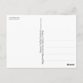 "In de Fast Lane" Briefkaart (Achterkant)