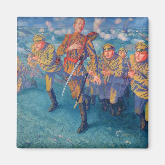 In de Firing Line, 1916 Magneet (Voorkant)