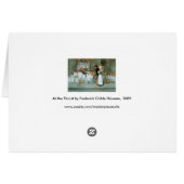 In de Florist door Childe Hassam,  kunst (Achterkant Horizontaal)