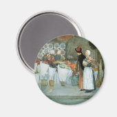 In de Florist door Childe Hassam,  kunst Magneet (Voorkant / Achterkant)