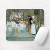 In de Florist door Childe Hassam, kunst Muismat (Met muis)