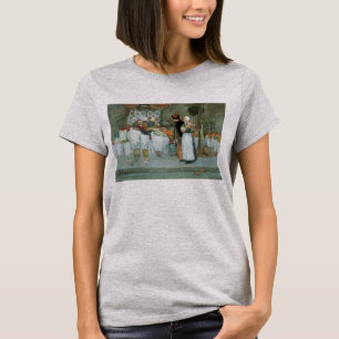 In de Florist door Childe Hassam,  kunst T-shirt