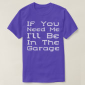 In de garage 3 t-shirt (Design voorkant)