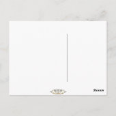 In de Garage-Vintage WWII Briefkaart (Achterkant)