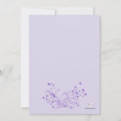 In de Garden Bridal Shower Invitation Kaart (Achterkant)