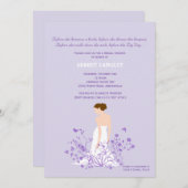 In de Garden Bridal Shower Invitation Kaart (Voorkant / Achterkant)