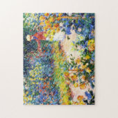 In de Garden Claude Monet vrouw schilder Legpuzzel (Verticaal)
