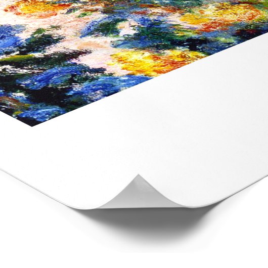 In de Garden Claude Monet vrouw schilder Poster (Hoek)