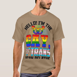 In de Gay rans Pagan Relative LGBQ rans Pride T-shirt