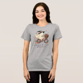 In de geest van Halloween Schattige Tri-Blend Shirt (Voorkant volledig)