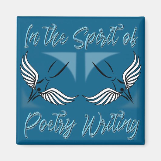 In de geest van het poëzie schrijven magneet (Voorkant)