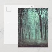 In de gehakte Bossen Briefkaart (Voorkant / Achterkant)