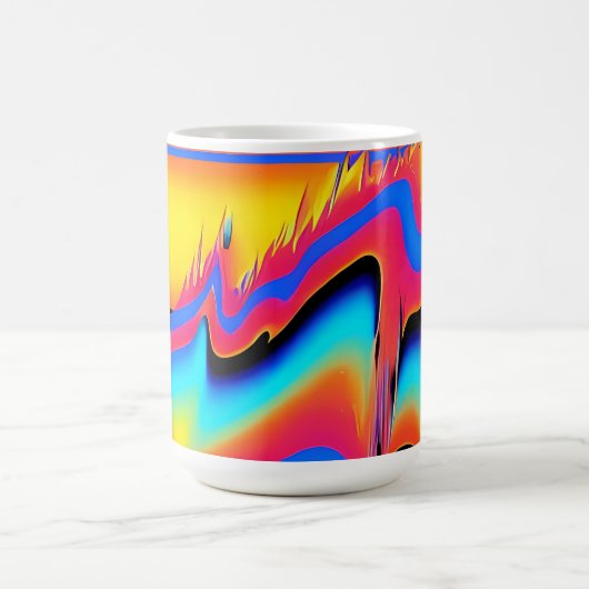 In de geplande flits van synthetische vormen - Ken Koffiemok (Center)