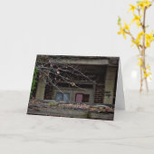 "In de Geschiedenis Aangestoken" Beterschap Kaart (Gele Bloem)