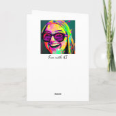 In de Giechels stappen | Vriendschap Kaart (Achterkant)