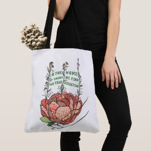 In de golf van verandering vinden we onze ware ric tote bag