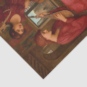In de Gouden Dagen door John Melhuish Strudwick Tissuepapier (Detail)