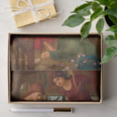 In de Gouden Dagen door John Melhuish Strudwick Tissuepapier (Geschenk)