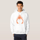 "In de gras" Hoodie (Voorkant volledig)
