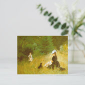 In de gras van Berthe Morisot Briefkaart (Staand voorkant)