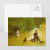 In de gras van Berthe Morisot Briefkaart (Voorkant / Achterkant)