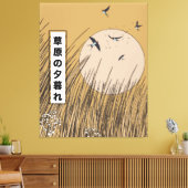 In de graslanden canvas afdruk (Insitu (Woonkamer))