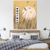 In de graslanden canvas afdruk (Insitu (Slaapkamer))