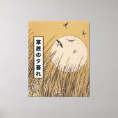 In de graslanden canvas afdruk (Voorkant)