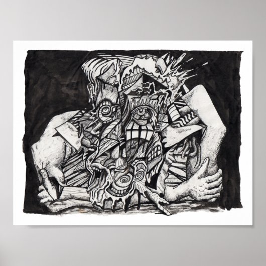 In de greep van Brian Benson, Poster (Voorkant)