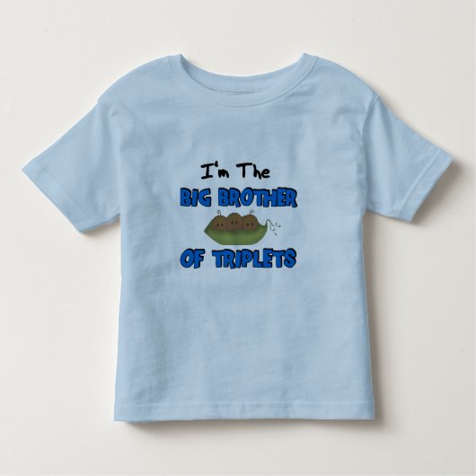 In de grote broer van de drieling (Afro-Amerikaan) Kinder Shirts (Voorkant)