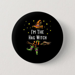 In de Hag Witch Halloween Matching Group kostuum Ronde Button 5,7 Cm