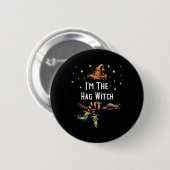 In de Hag Witch Halloween Matching Group kostuum Ronde Button 5,7 Cm (Voorkant /achterkant)