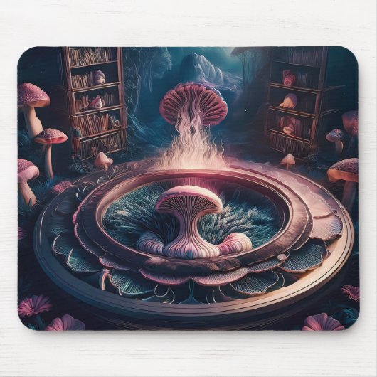 In De Hal Van Paddenstoelen Muismat (Voorkant)