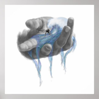 In de hand van mijn hand poster