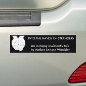 IN DE HANDEN VAN STERKERS BEVAT DE DRUKSTAPEL BUMPERSTICKER (Op auto)