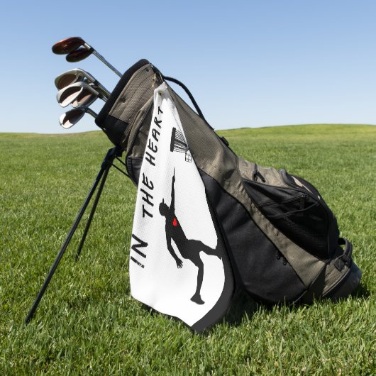 In de hartschijf golfhanddoek (Groen)