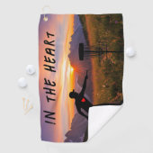 In de hartschijf golfhanddoek (Insitu)