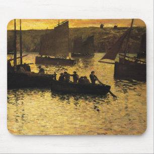 In de haven, 1895 muismat