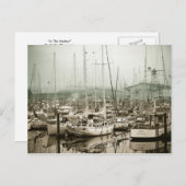 In de haven briefkaart (Voorkant / Achterkant)