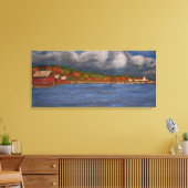 In de haven canvas afdruk (Insitu (Woonkamer))