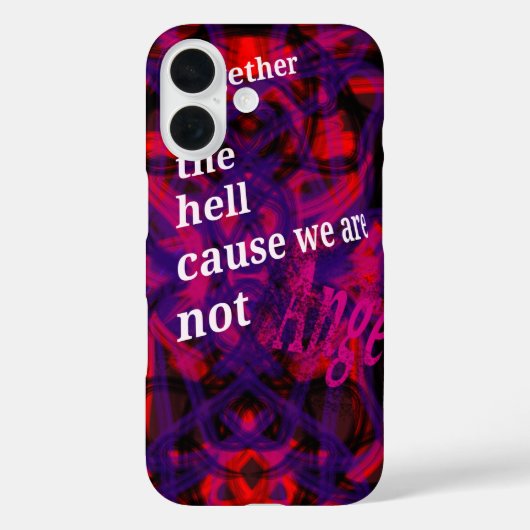 In de hel Case-Mate iPhone case (Achterkant)