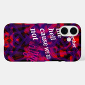 In de hel Case-Mate iPhone case (Achterkant (horizontaal))