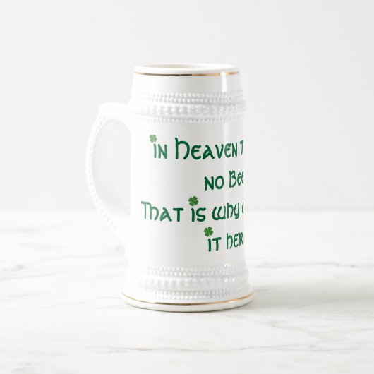 in de hemel is er geen bier bierpul (Voorkant links)