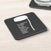 In de hemel is geen bier bier onderzetter (Linkerzijde)