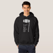In de hemel is geen bier hoodie (Voorkant volledig)