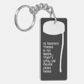 In de hemel is geen bier sleutelhanger (Voorkant Links)