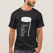 In de hemel is geen bier t-shirt (Voorkant)