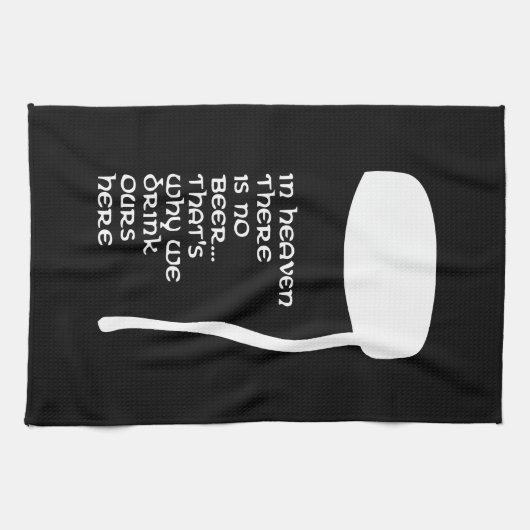 In de hemel is geen bier theedoek (Horizontaal)