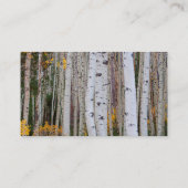In de herfst van de Aspen Visitekaartje (Achterkant)